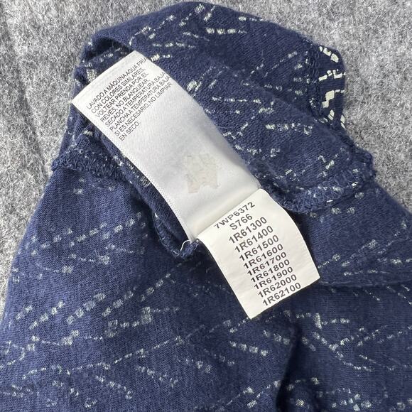 Lucky Brand chevron print smocked peasant top Sz M - Picture 6 of 6